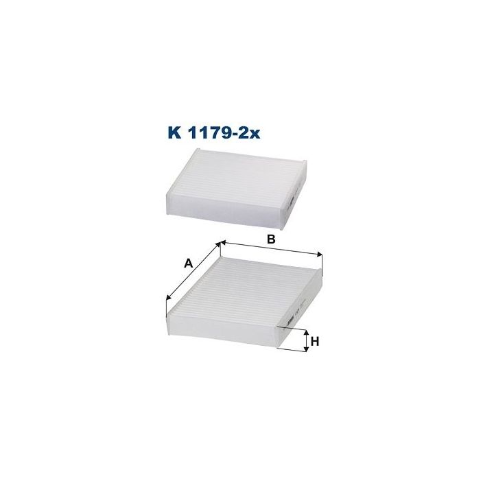 Filtras, salono oras FILTRON K 1179-2x