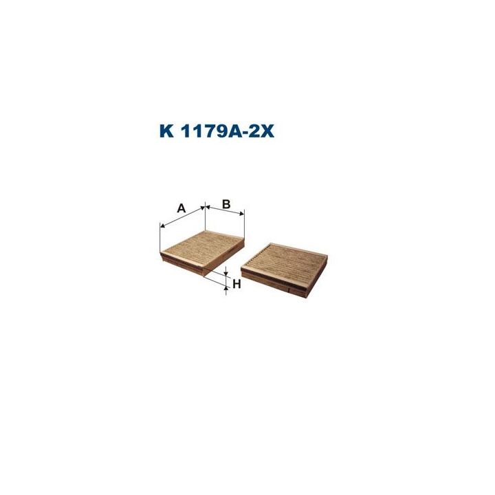 Filtras, salono oras FILTRON K 1179A-2x