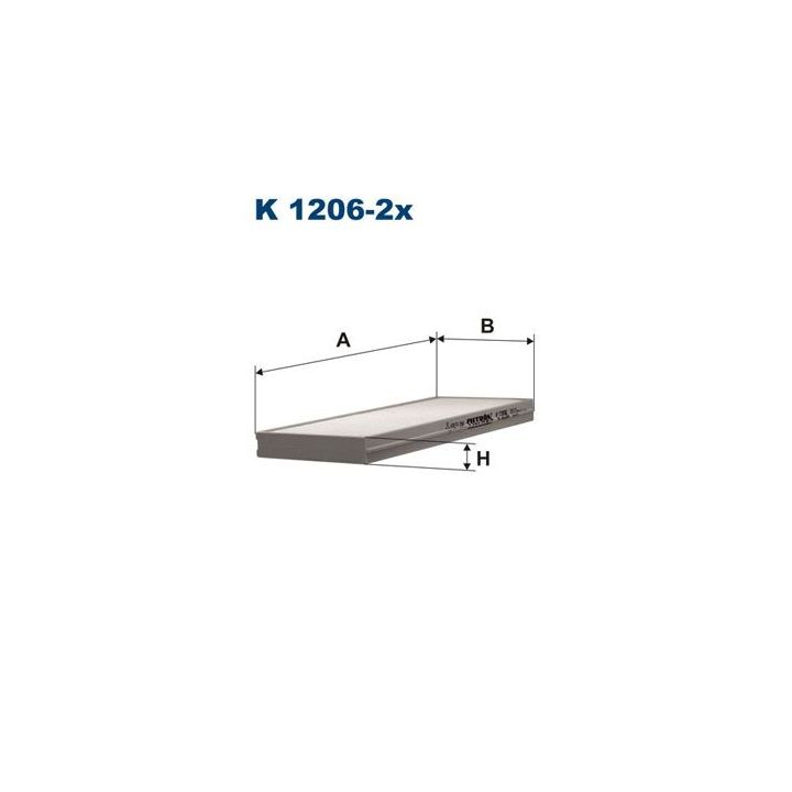 Filtras, salono oras FILTRON K 1206-2x