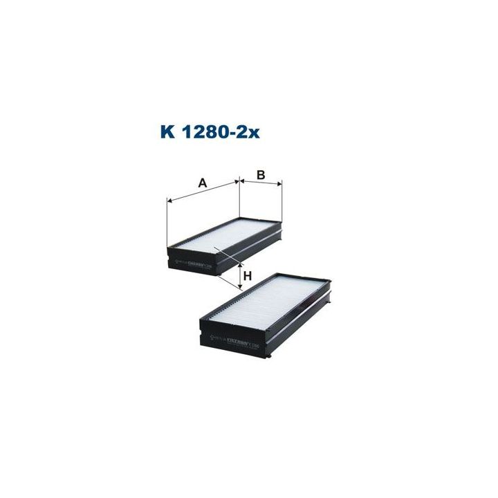 Filtras, salono oras FILTRON K 1280-2x
