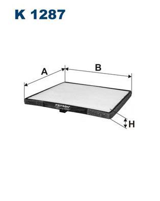 Filtras, salono oras FILTRON K 1287