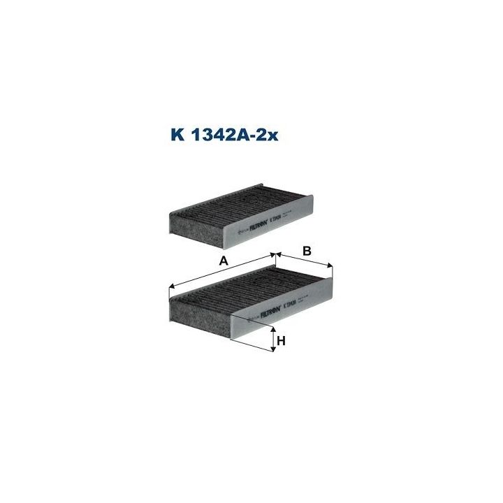 Filtras, salono oras FILTRON K 1342A-2x