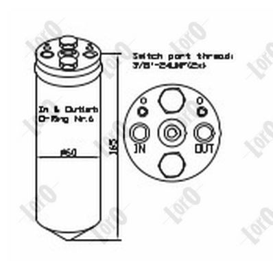 Džiovintuvas, oro kondicionierius ABAKUS 030-021-0001
