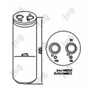 Džiovintuvas, oro kondicionierius ABAKUS 053-021-0003