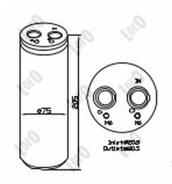 Džiovintuvas, oro kondicionierius ABAKUS 053-021-0003