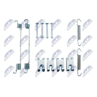 Priedų komplektas, stovėjimo stabdžių trinkelės NTY HSR-FR-003