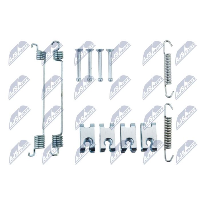 Priedų komplektas, stovėjimo stabdžių trinkelės NTY HSR-FR-003