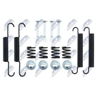 Priedų komplektas, stovėjimo stabdžių trinkelės NTY HSR-HY-501