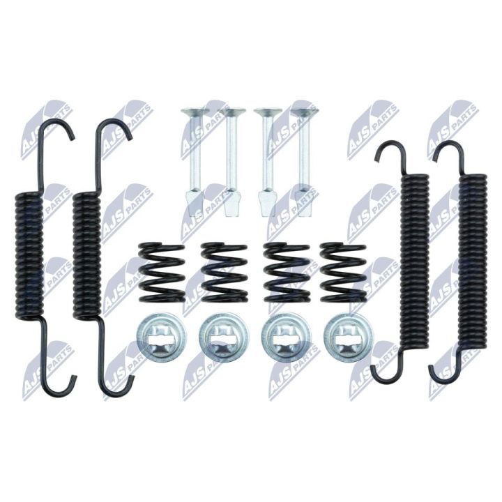 Priedų komplektas, stovėjimo stabdžių trinkelės NTY HSR-HY-501