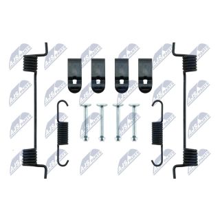 Priedų komplektas, stovėjimo stabdžių trinkelės NTY HSR-HY-502