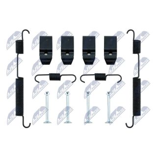 Priedų komplektas, stovėjimo stabdžių trinkelės NTY HSR-HY-503