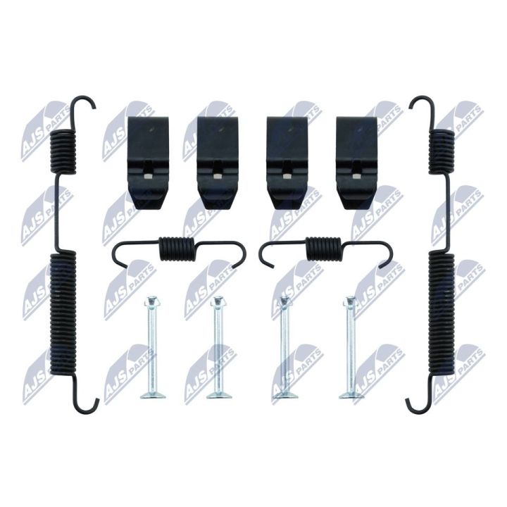 Priedų komplektas, stovėjimo stabdžių trinkelės NTY HSR-HY-503