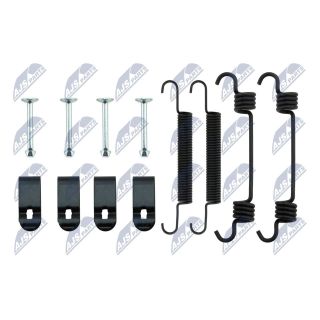 Priedų komplektas, stovėjimo stabdžių trinkelės NTY HSR-HY-504