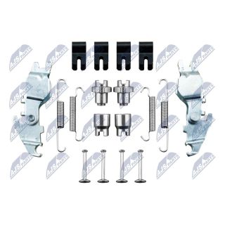 Priedų komplektas, stovėjimo stabdžių trinkelės NTY HSR-LR-000