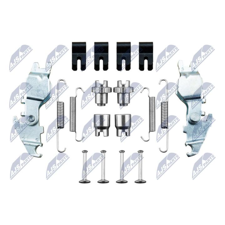 Priedų komplektas, stovėjimo stabdžių trinkelės NTY HSR-LR-000
