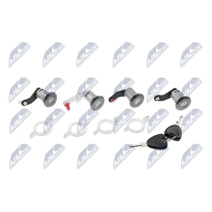 Užrakto cilindro komplektas NTY EZC-RE-025