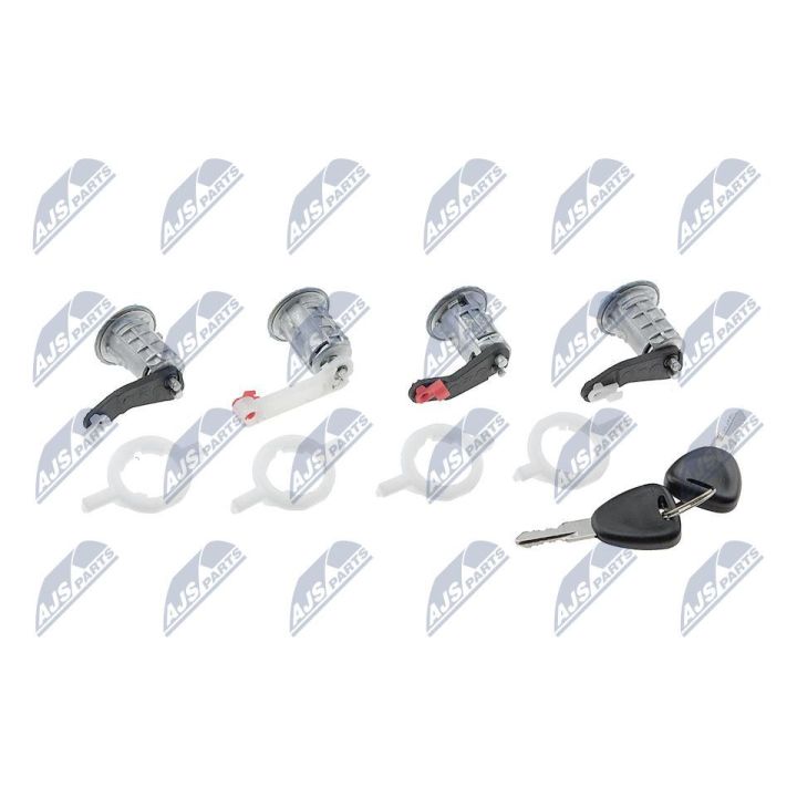 Užrakto cilindro komplektas NTY EZC-RE-025