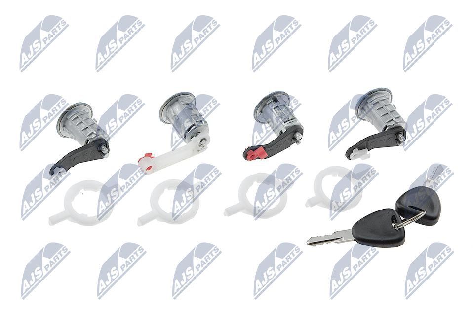 Užrakto cilindro komplektas NTY EZC-RE-025