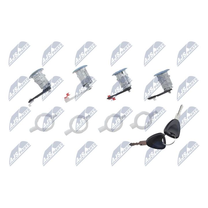 Užrakto cilindro komplektas NTY EZC-RE-025