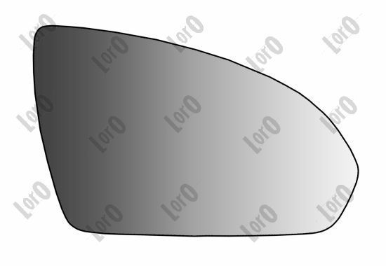 Veidrodėlio stiklas, išorinis veidrodėlis ABAKUS 3602G12