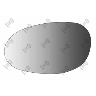 Veidrodėlio stiklas, išorinis veidrodėlis ABAKUS 3607G01