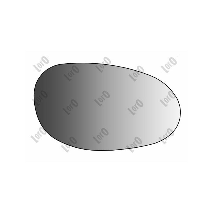 Veidrodėlio stiklas, išorinis veidrodėlis ABAKUS 3607G02