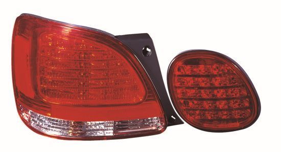 Kombinuotų galinių žibintų komplektas ABAKUS 212-19J1FXASVCR