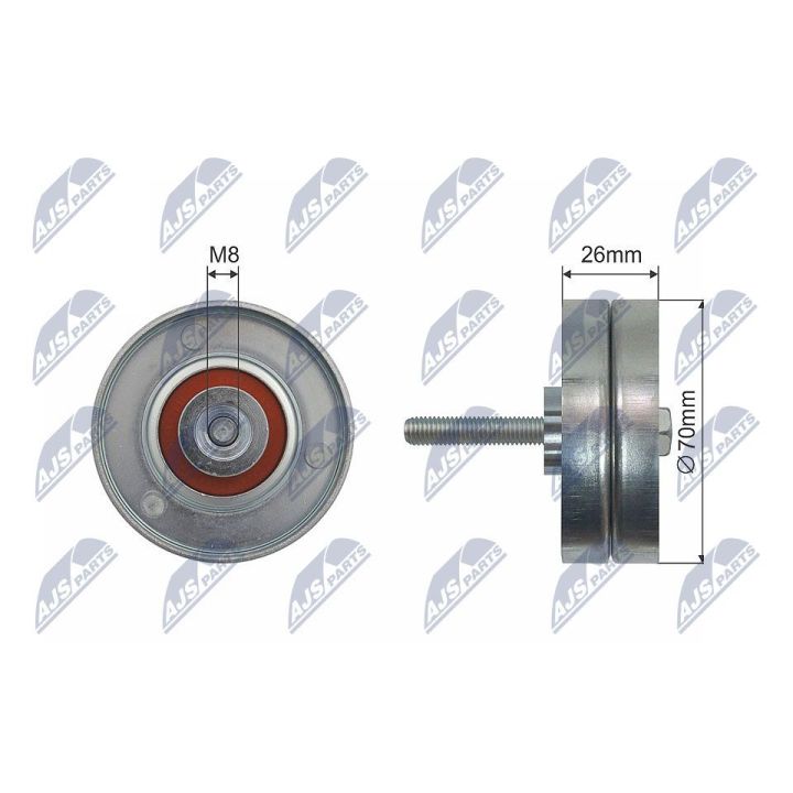 Kreipiantysis skriemulys, V formos diržas NTY RNK-MZ-014
