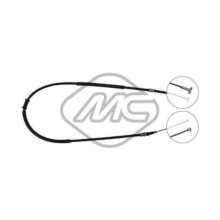 Trosas, stovėjimo stabdys Metalcaucho 81286