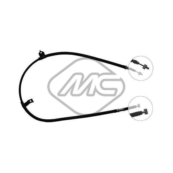 Trosas, stovėjimo stabdys Metalcaucho 82252