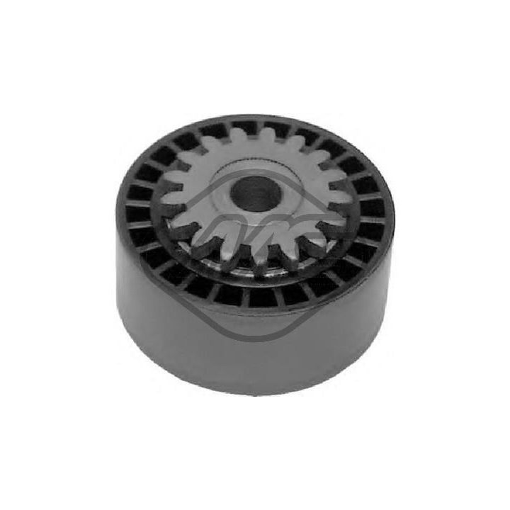 įtempiklio skriemulys, V formos rumbuotas diržas Metalcaucho 05159