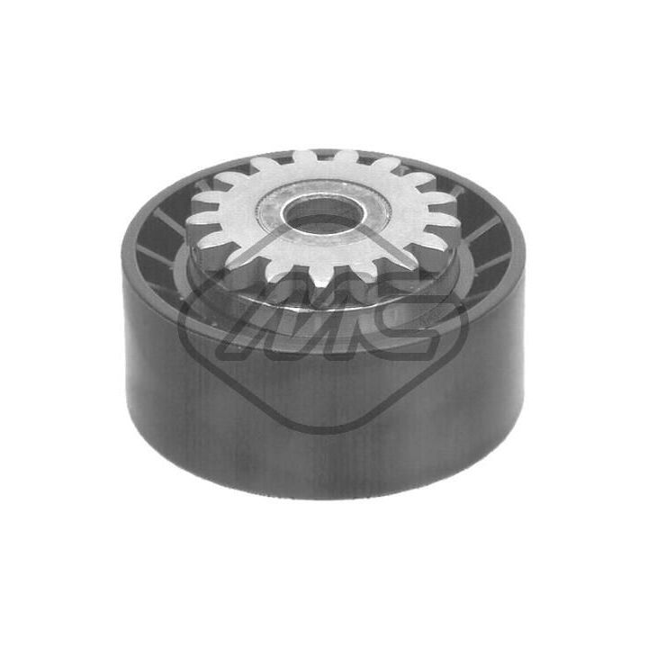 įtempiklio skriemulys, V formos rumbuotas diržas Metalcaucho 14467