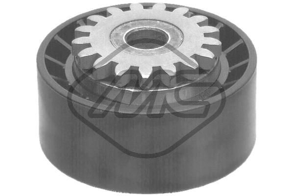 įtempiklio skriemulys, V formos rumbuotas diržas Metalcaucho 14467