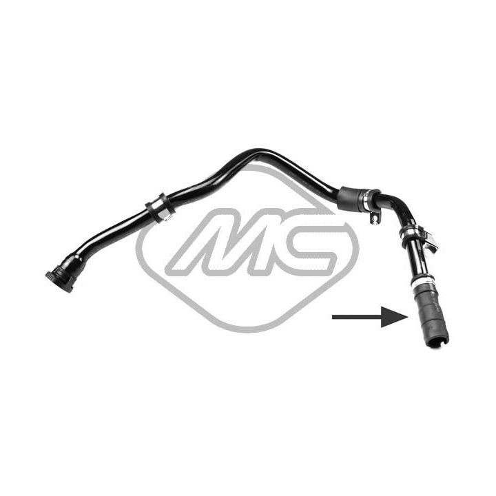 Radiatoriaus žarna Metalcaucho 07685