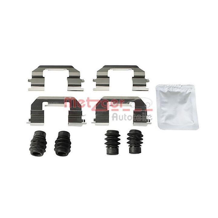 Priedų komplektas, diskinių stabdžių trinkelės METZGER 109-0011
