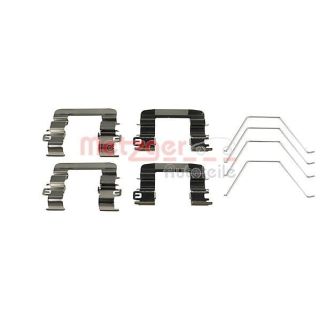 Priedų komplektas, diskinių stabdžių trinkelės METZGER 109-0016