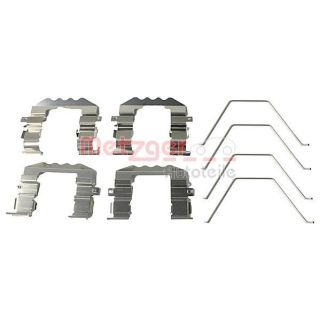 Priedų komplektas, diskinių stabdžių trinkelės METZGER 109-0018