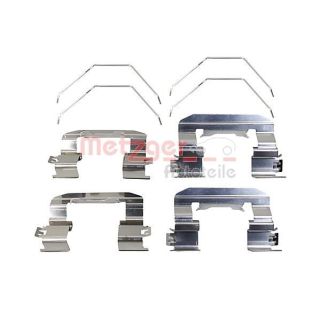 Priedų komplektas, diskinių stabdžių trinkelės METZGER 109-0021