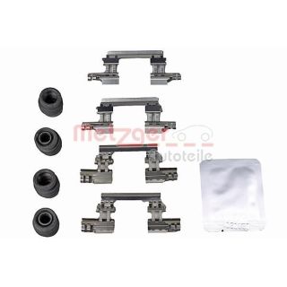 Priedų komplektas, diskinių stabdžių trinkelės METZGER 109-0027