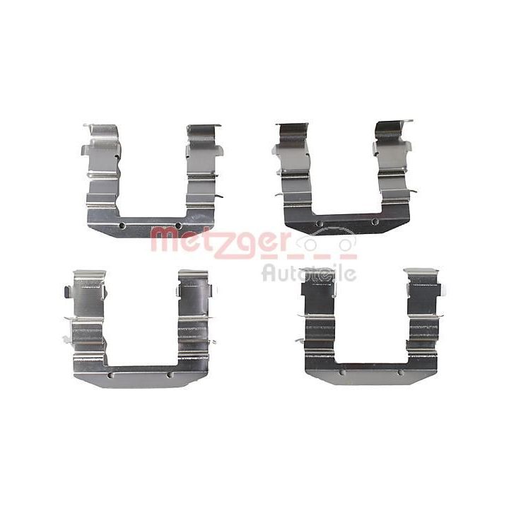 Priedų komplektas, diskinių stabdžių trinkelės METZGER 109-0037