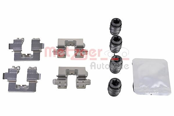 Priedų komplektas, diskinių stabdžių trinkelės METZGER 109-0045