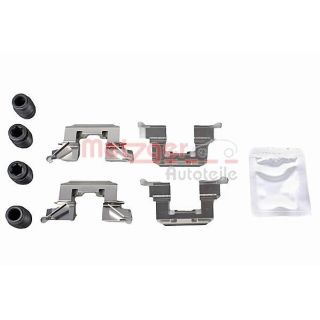 Priedų komplektas, diskinių stabdžių trinkelės METZGER 109-0062