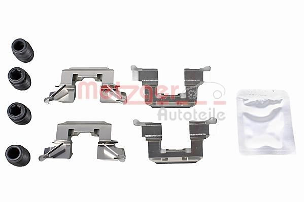 Priedų komplektas, diskinių stabdžių trinkelės METZGER 109-0062