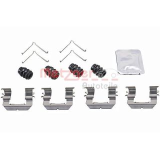 Priedų komplektas, diskinių stabdžių trinkelės METZGER 109-0089