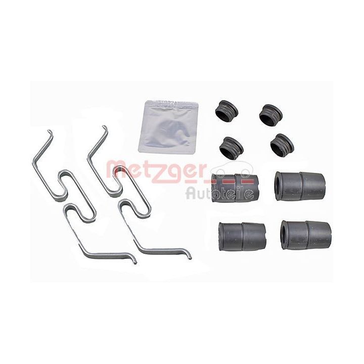 Priedų komplektas, diskinių stabdžių trinkelės METZGER 109-0090