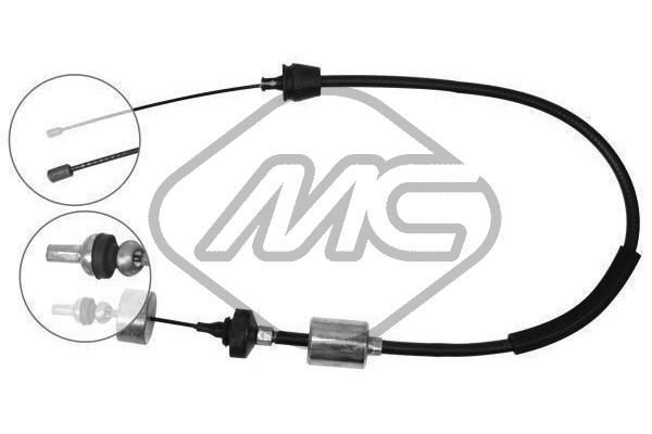 Sankabos trosas Metalcaucho 80100