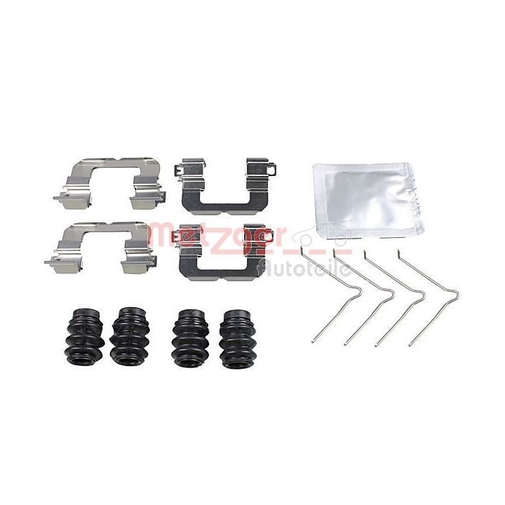 Priedų komplektas, diskinių stabdžių trinkelės METZGER 109-0099