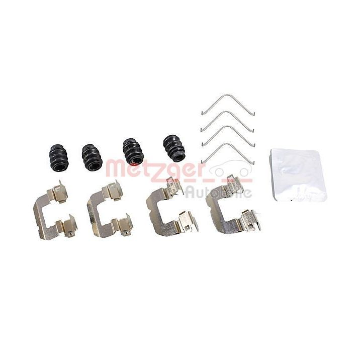 Priedų komplektas, diskinių stabdžių trinkelės METZGER 109-0102