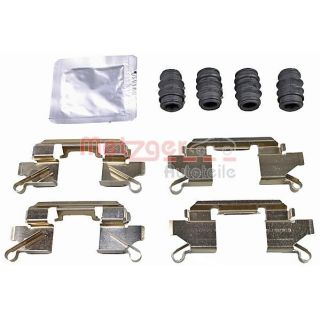 Priedų komplektas, diskinių stabdžių trinkelės METZGER 109-0111