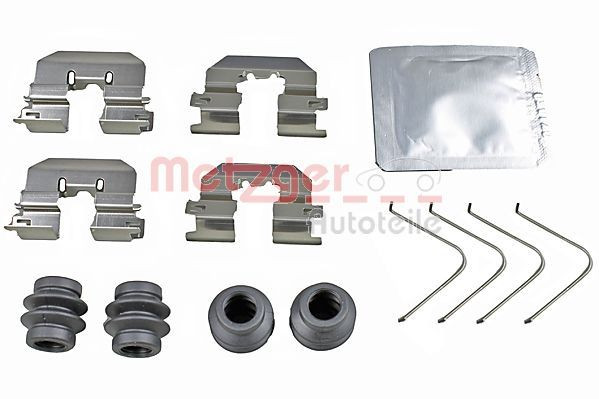 Priedų komplektas, diskinių stabdžių trinkelės METZGER 109-0117